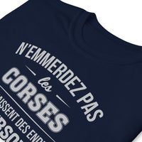 Thumbnail for T-shirt idée cadeau humour Corse - N'emmerdez pas les Corses