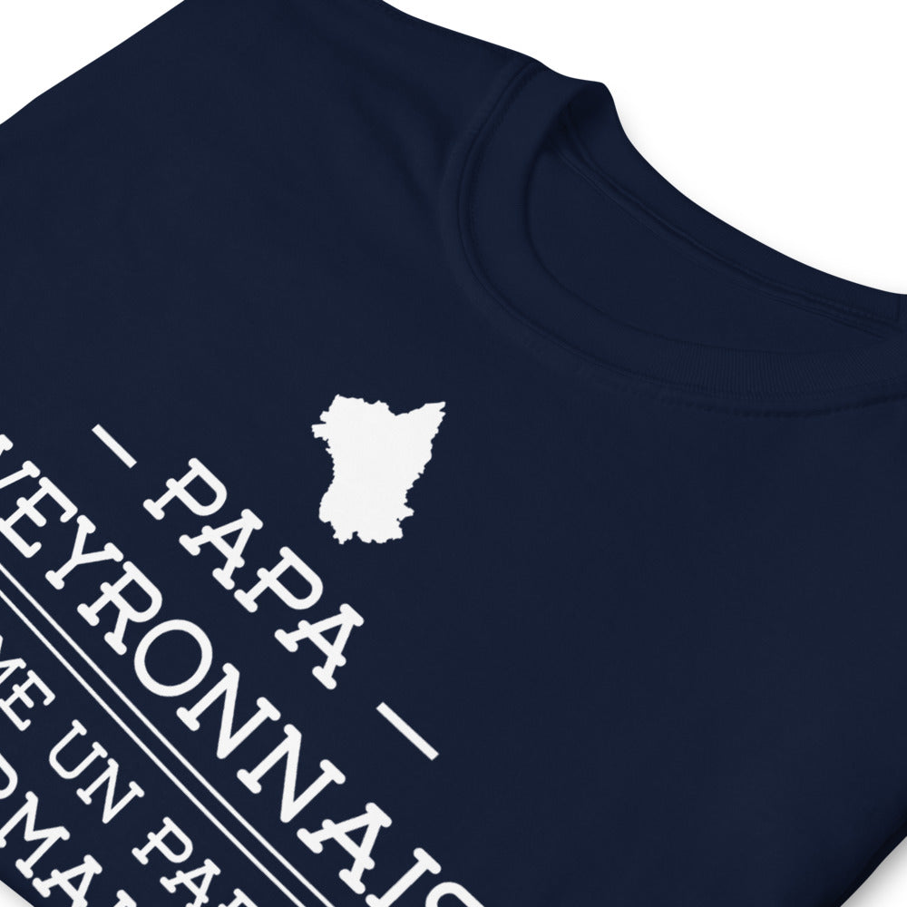 T-shirt Fête des pères Aveyronnais - Papa Aveyron