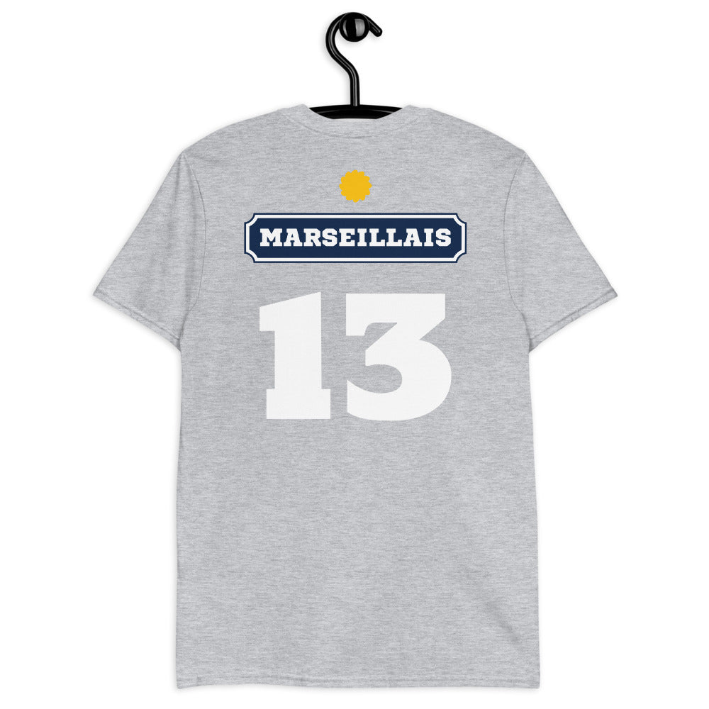 T-shirt Marseille gris sport - Fierté du pastis 13