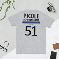 Thumbnail for T-shirt Picole départementale blanc dos - design humoristique