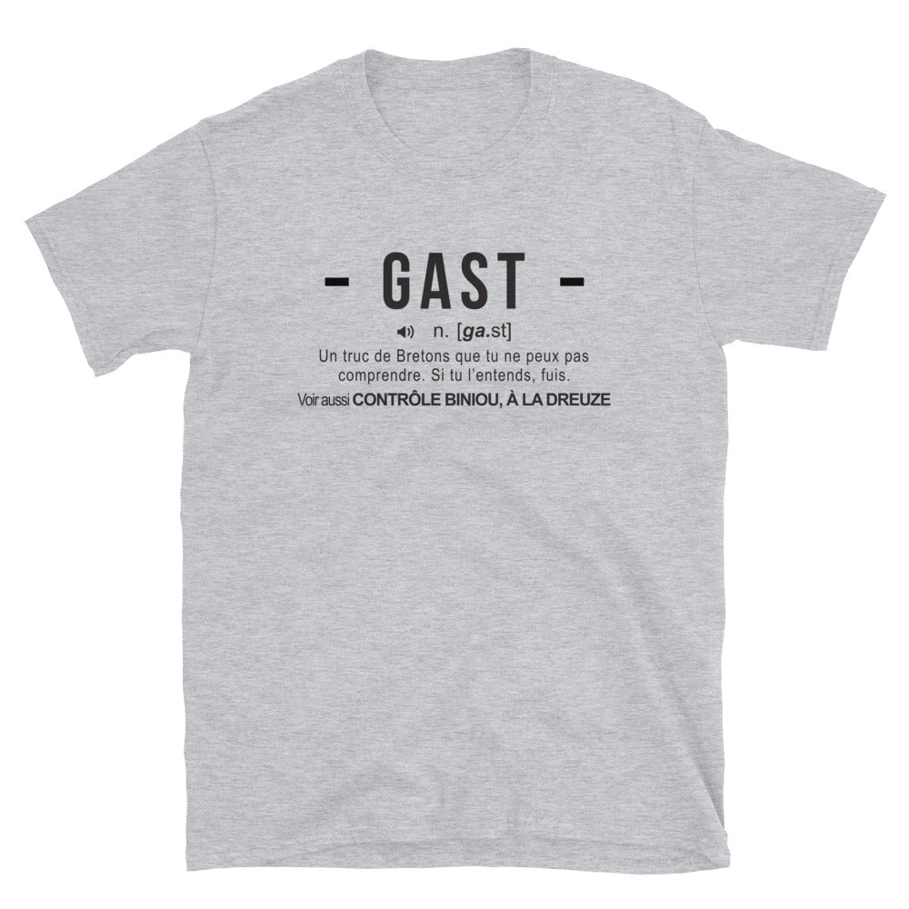 Gast définition humoristique - Bretagne - T-shirt standard - Ici & Là - T-shirts & Souvenirs de chez toi