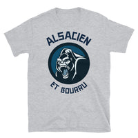 Thumbnail for Alsacien bourru T-shirt Unisexe à Manches Courtes - Ici & Là - T-shirts & Souvenirs de chez toi