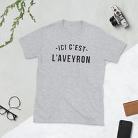 Thumbnail for Ici c'est l'Aveyron - T-shirt standard - Ici & Là - T-shirts & Souvenirs de chez toi