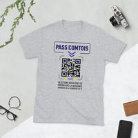 Thumbnail for Pass Comtois - T-shirt humour standard Franche Comté - Ici & Là - T-shirts & Souvenirs de chez toi