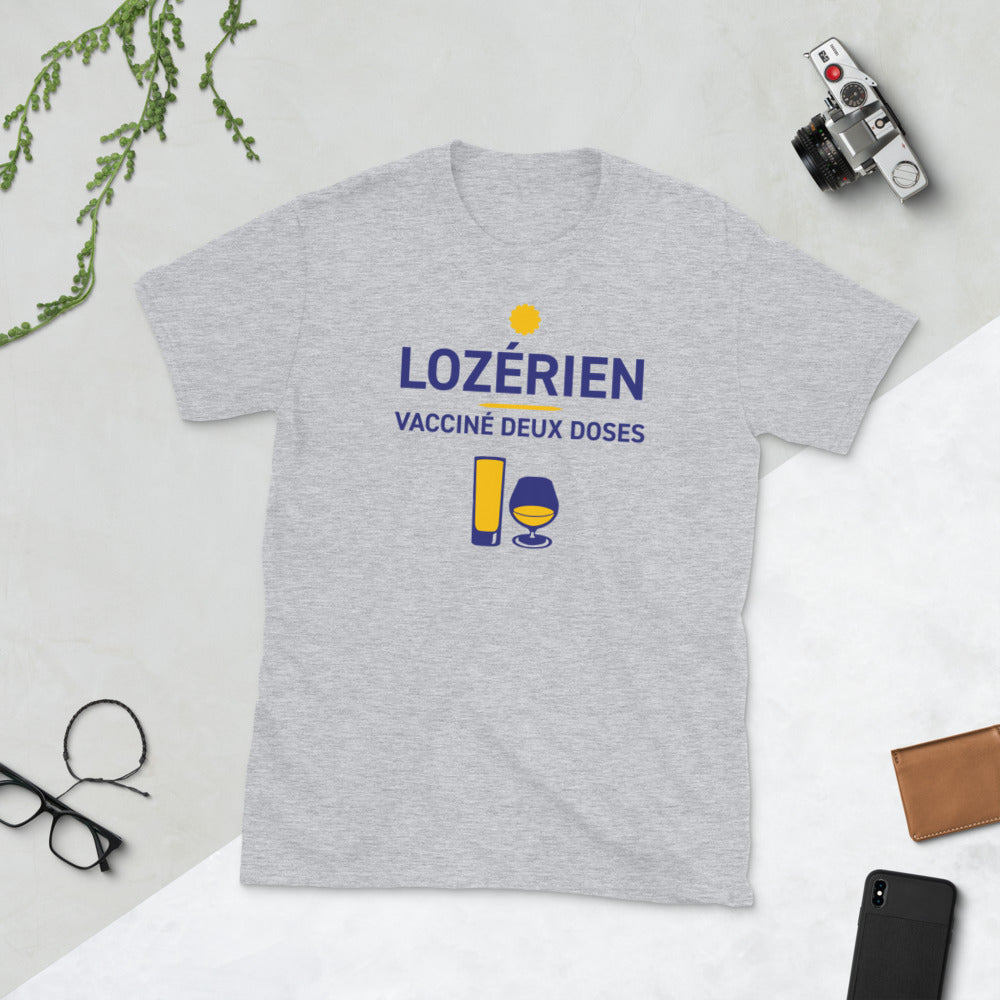 T-shirt Lozérien blanc - Humour et fierté des origines