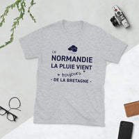 Thumbnail for En Normandie la plus vient toujours de - T-shirt standard humour