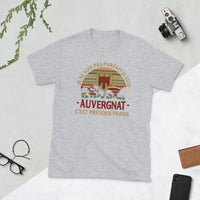 Thumbnail for T-shirt Auvergne noir dos - Je ne suis pas parfait, presque pareil