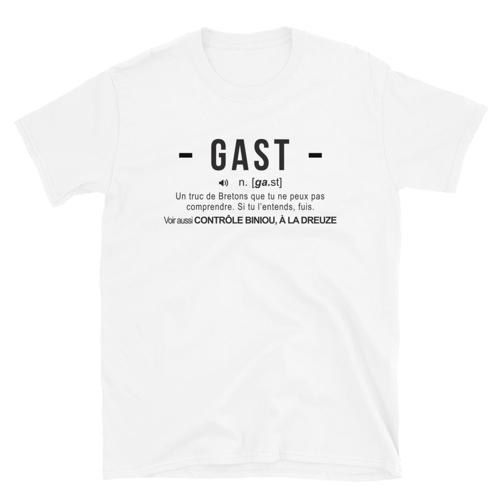 T-shirt Bretagne gris sport - Gast définition humoristique