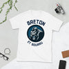 T-shirt Bretagne gris sport - Fierté et humour breton