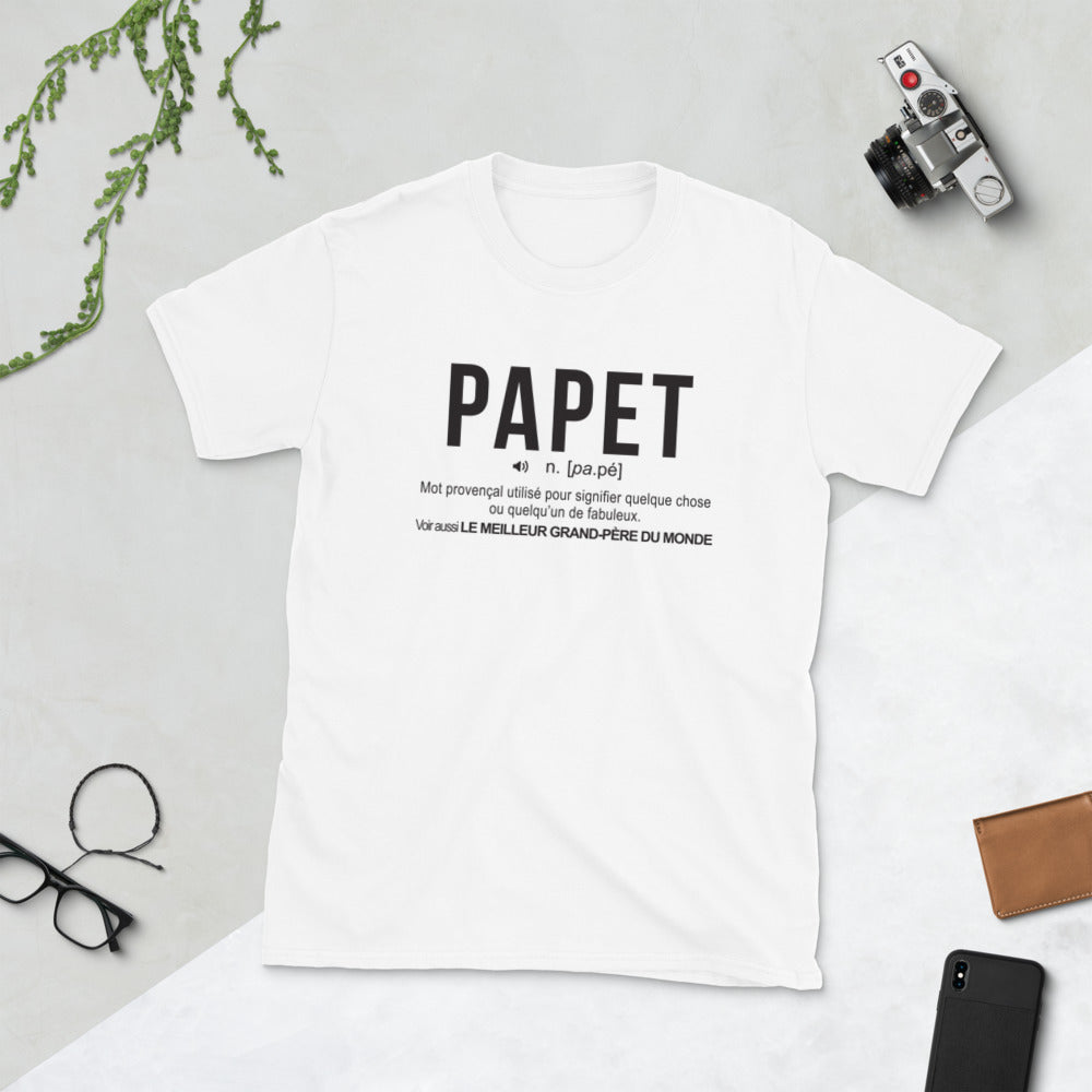 T-shirt Provence gris sport - Papet, le meilleur grand-père du monde