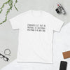 T-shirt humoristique gris sport - L'univers est fait de gros c*ns