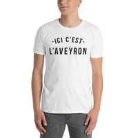 Thumbnail for T-shirt Aveyron blanc - Ici c'est l'Aveyron