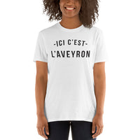 Thumbnail for T-shirt Aveyron gris sport dos - Ici c'est l'Aveyron