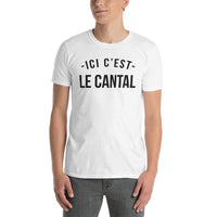 Thumbnail for T-shirt Cantal blanc - Ici c'est le Cantal