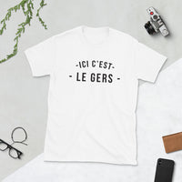 Thumbnail for T-shirt Gers gris sport - Ici c'est le Gers avec humour