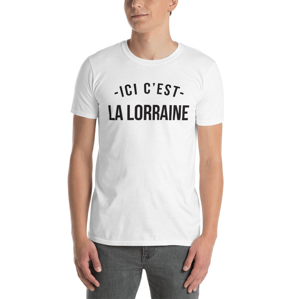 T-shirt Lorraine blanc - Ici c'est la Lorraine