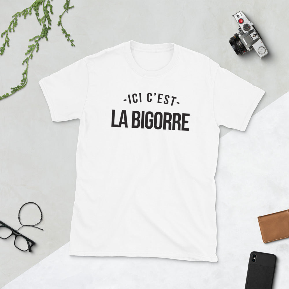 T-shirt Bigorre gris sport - Ici c'est la Bigorre