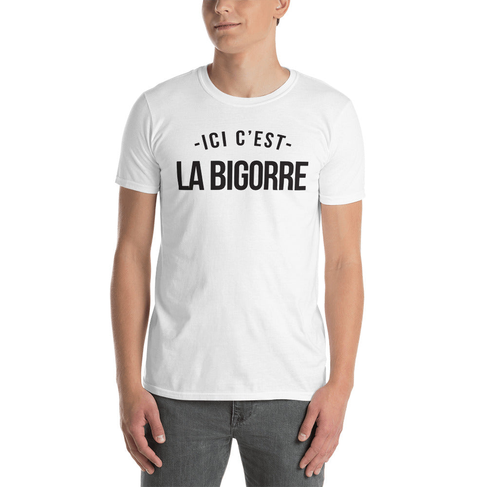 T-shirt Bigorre blanc - Ici c'est la Bigorre