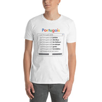 Thumbnail for T-shirt Portugal noir - Humour et fierté des origines