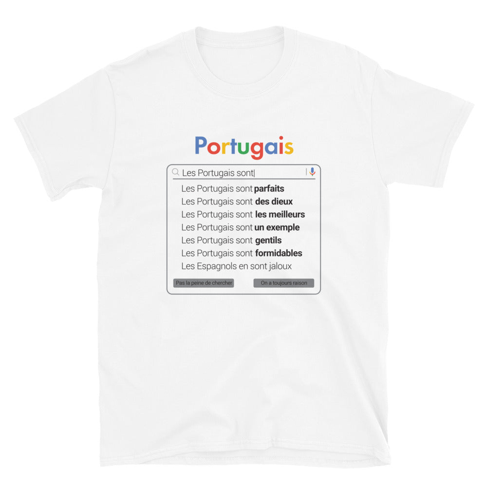 T-shirt Portugal gris foncé - Humour et fierté des origines