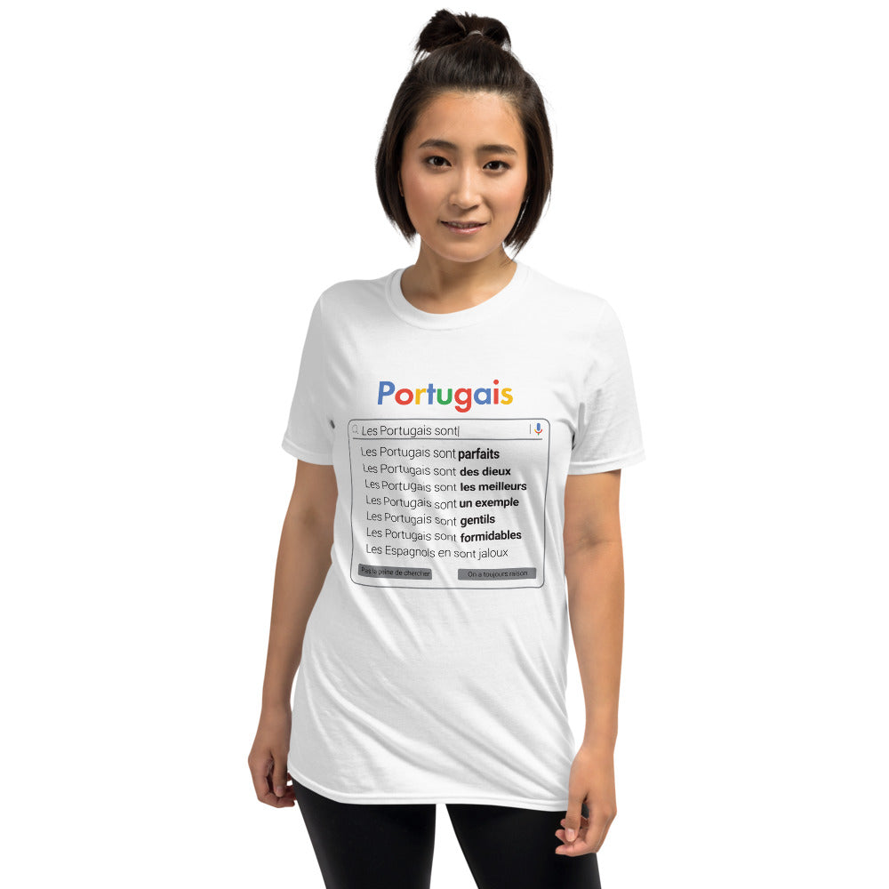 T-shirt Portugal bleu - Humour et fierté des origines