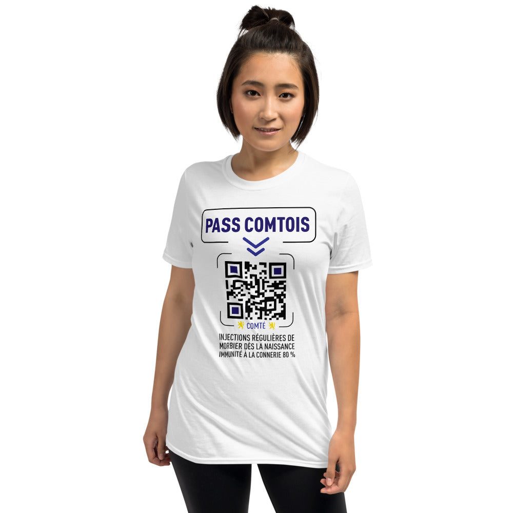 Pass Comtois - T-shirt humour standard Franche Comté - Ici & Là - T-shirts & Souvenirs de chez toi