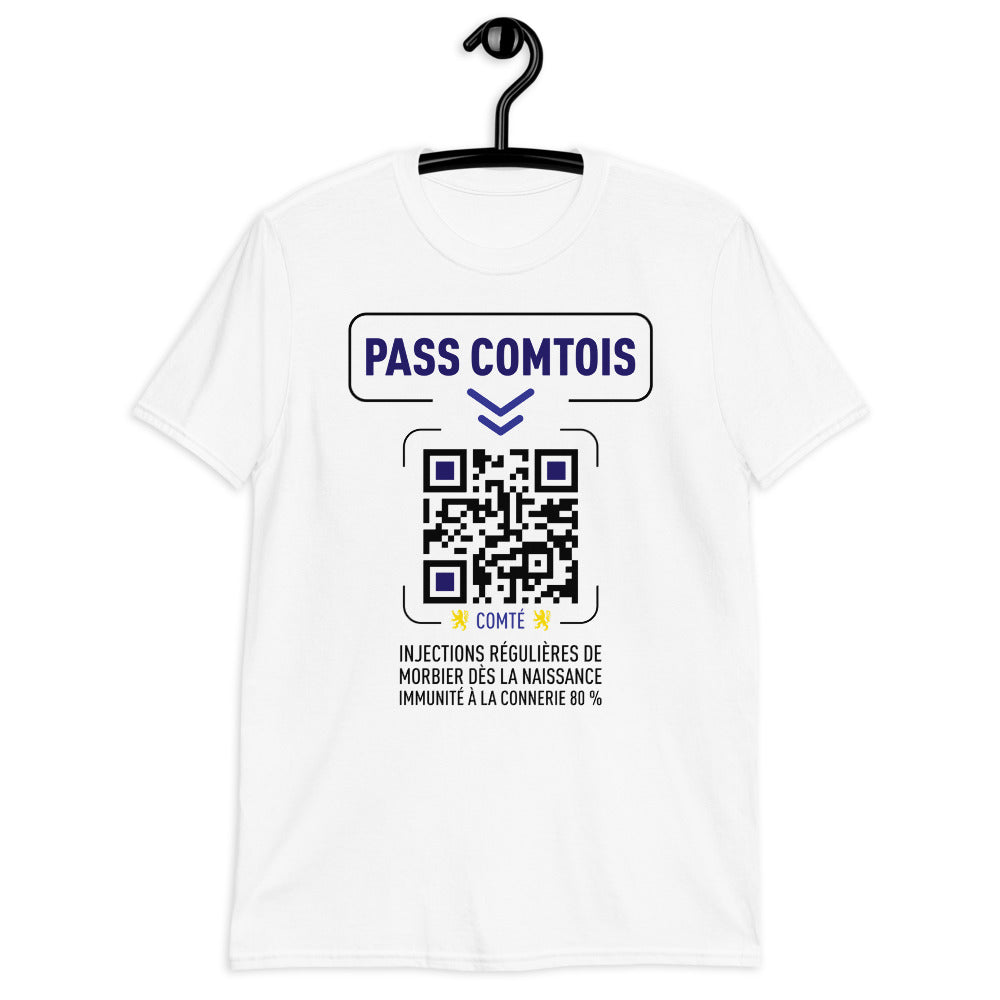 Pass Comtois - T-shirt humour standard Franche Comté - Ici & Là - T-shirts & Souvenirs de chez toi