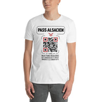 Thumbnail for T-shirt Alsace blanc - Pass Alsacien humoristique
