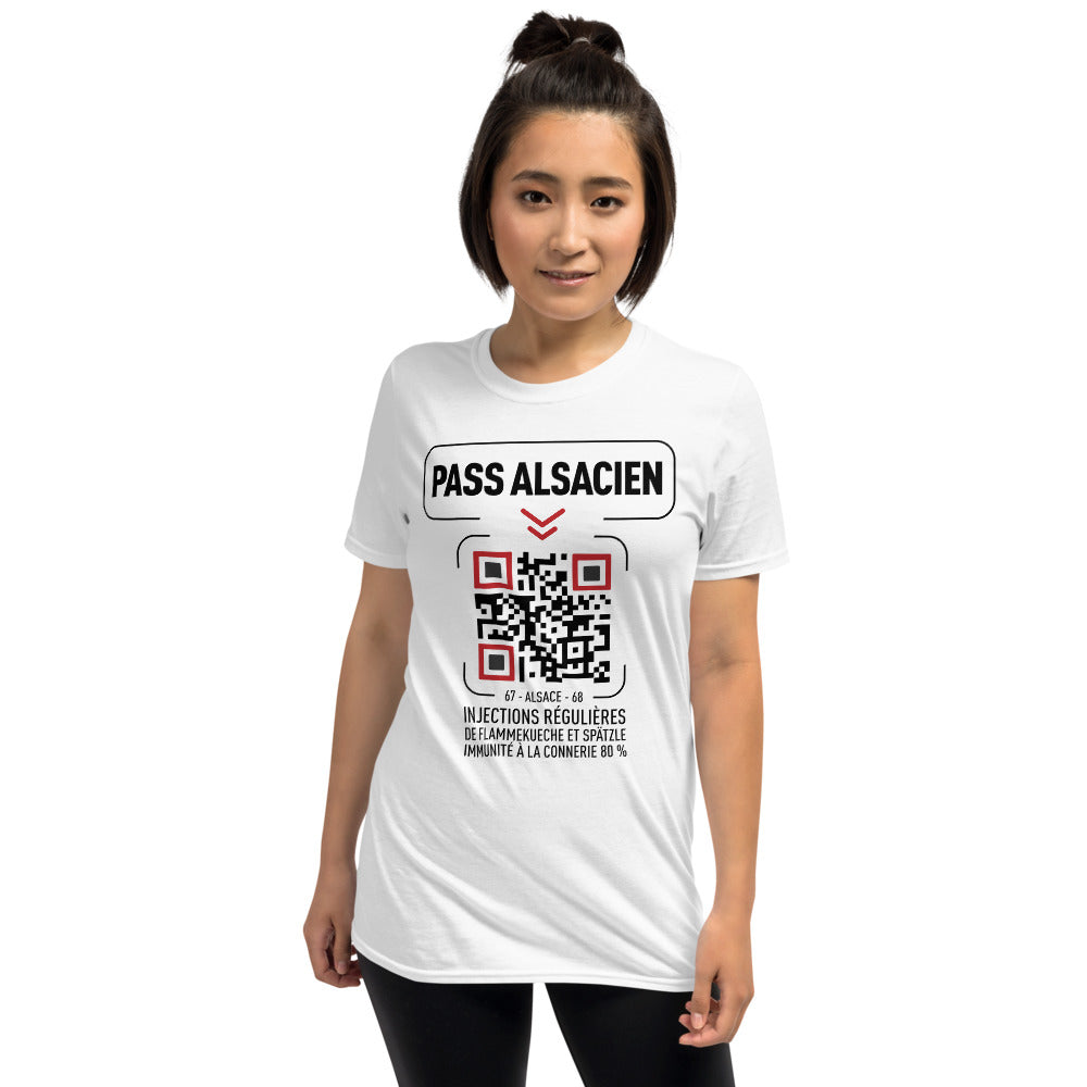 Pass Alsacien - T-shirt humour standard Alsace - Ici & Là - T-shirts & Souvenirs de chez toi