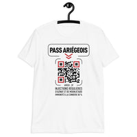 Thumbnail for T-shirt Ariège gris sport dos - Humour et fierté locale