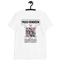 Thumbnail for T-shirt humour Vendée blanc dos - texte humoristique local