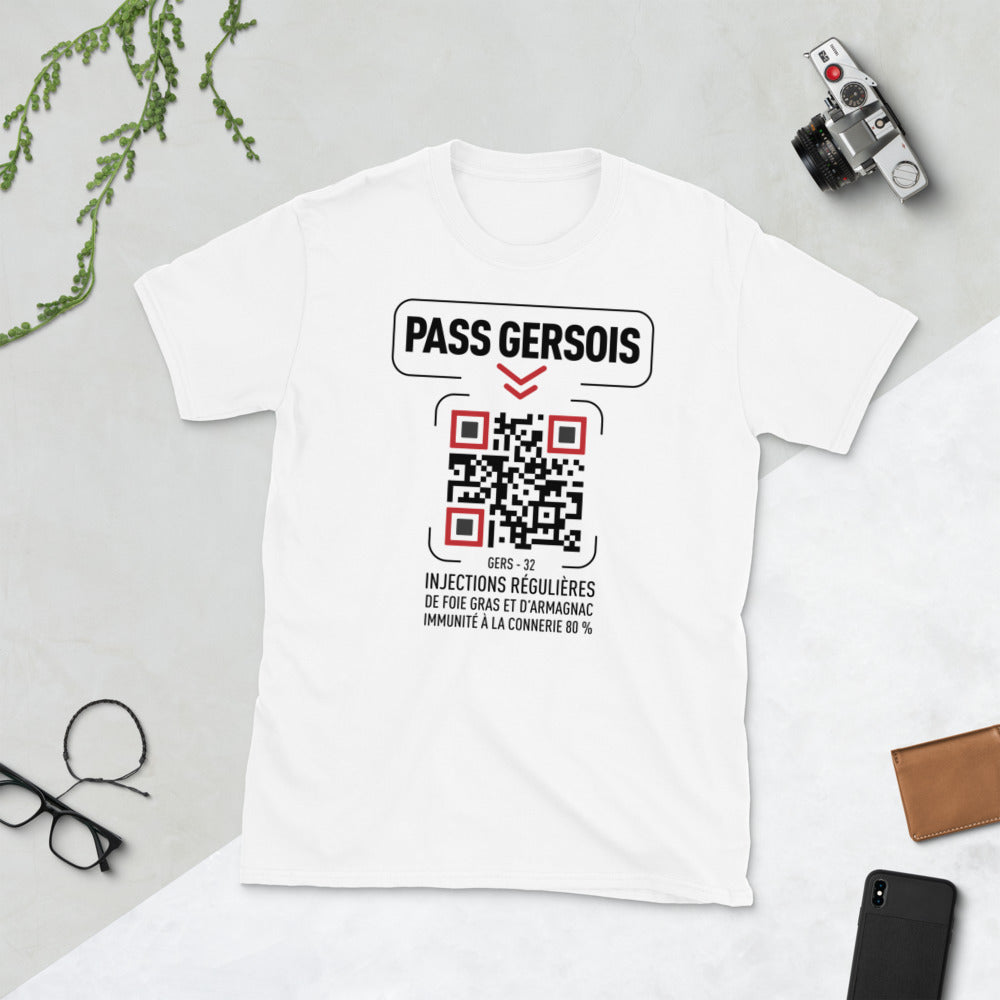 T-shirt Gersois gris sport - Humour et fierté locale