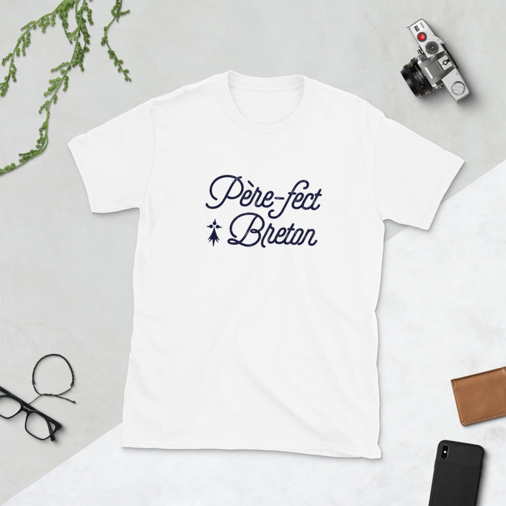 T-shirt Bretagne gris sport - Père-fect pour les papas