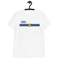 Thumbnail for T-shirt Picole départementale gris sport dos - design humoristique