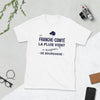 T-shirt Franche-Comté blanc - La pluie vient toujours de
