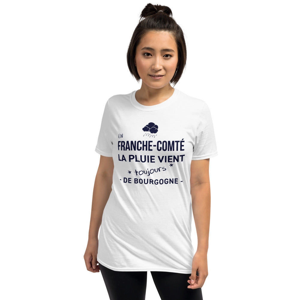 Tee-shirt Drapeau France sous la Pluie Humour - Tunetoo