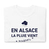 T-shirt Alsace blanc - La pluie, un classique local