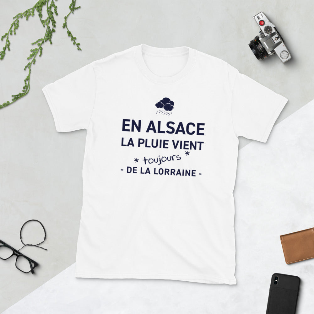 En Alsace la pluie vient toujours de - T-shirt standard humour