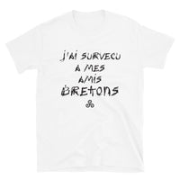 Thumbnail for T-shirt Bretagne blanc dos - J'ai survécu à mes amis