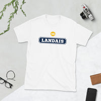 Thumbnail for T-shirt Landais 40 gris sport dos - humour autour du Pastis