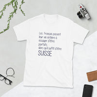 Thumbnail for T-shirt Suisse blanc - Il suffit d'un sourire