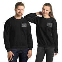 Thumbnail for Si tu lis ceci apporte moi un verre de Riesling - Sweatshirt Alsace - Brodé - Ici & Là - T-shirts & Souvenirs de chez toi