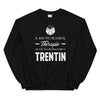 Sweatshirt Trentin noir - Je n'ai pas besoin de thérapie