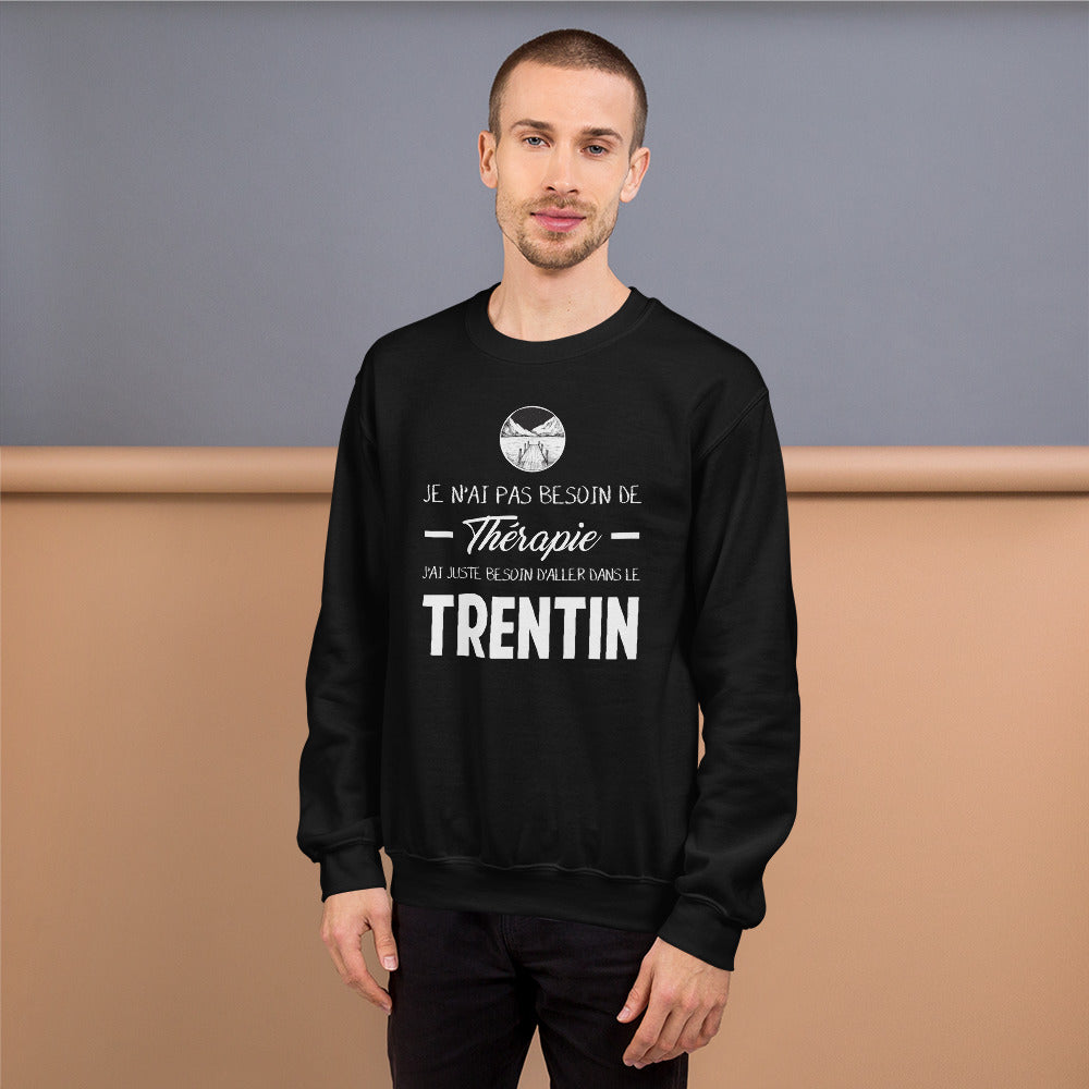 Trentin, Italie, Je n'ai pas besoin de Thérapie - Sweatshirt - Ici & Là - T-shirts & Souvenirs de chez toi