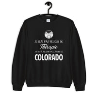 Thumbnail for Colorado, États-Unis, Je n'ai pas besoin de Thérapie - Sweatshirt - Ici & Là - T-shirts & Souvenirs de chez toi