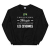 Sweatshirt Cévennes noir - Je n'ai pas besoin de thérapie