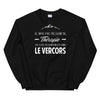 Sweatshirt Vercors noir - Je n'ai pas besoin de thérapie
