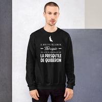 Thumbnail for Sweatshirt Bretagne bordeaux - Je n'ai pas besoin de thérapie
