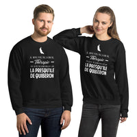 Thumbnail for Sweatshirt Bretagne noir dos - Je n'ai pas besoin de thérapie