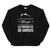 Sweatshirt Bretagne noir - Je n'ai pas besoin de thérapie